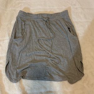 GREY COMFY SKIRT